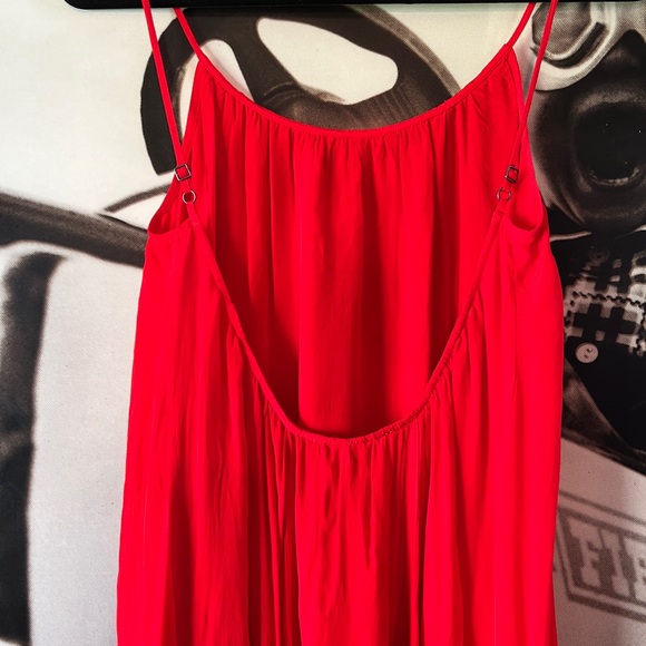 All Saints Amor low back maxi dress in Berry Red NWT size US 4 - Picture 5 of 13